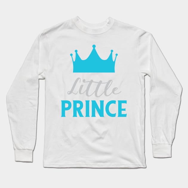 Prince, Little Prince, King, Crown, Baby Boy Long Sleeve T-Shirt by Jelena Dunčević